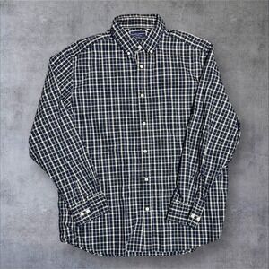 Charles‎ Tyrwhitt Long Sleeve Button Down Shirt Non Iron Blue XL Dress